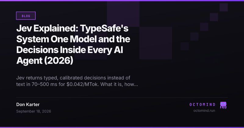 A two-lane diagram — a fast narrow lane labeled System One feeding typed yes/no, choice and score answers into an agent loop, beside a slow wide lane labeled System Two