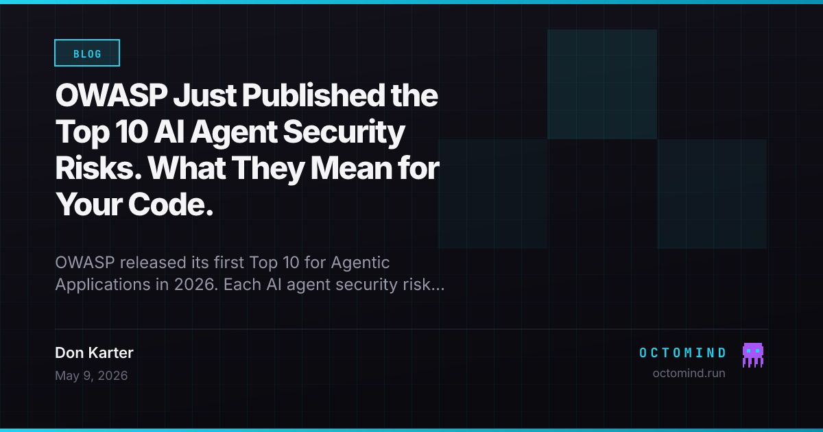 OWASP AI agent security risks checklist with mitigation strategies